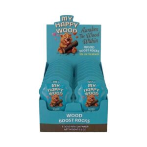My Happy Wood - Wood Boost Rocks 10g 12-Pack Display