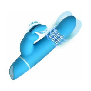 Alternative view of BANG! Silicone Rabbit Vibrator Blue