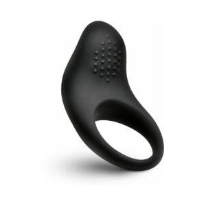Alternative view of BANG! Vibrating Silicone Cock Ring Black