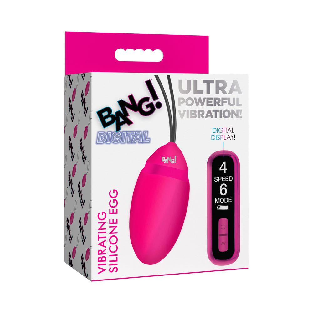 BANG! Vibrating Silicone Egg with Digital Remote