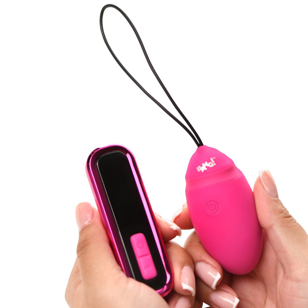 BANG! Vibrating Silicone Egg with Digital Remote - Image 5