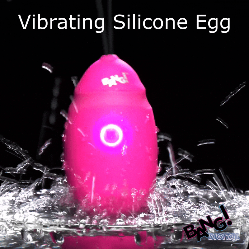BANG! Vibrating Silicone Egg with Digital Remote - Image 9