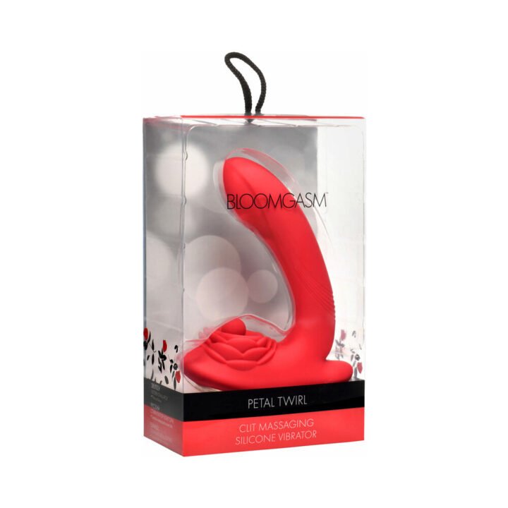 Bloomgasm Petal Twirl Clit Massaging Silicone Vibrator