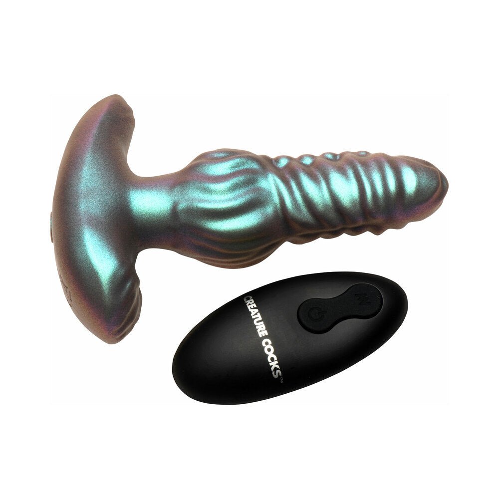 Creature Cocks Octo-Squirm Vibrating & Squirming Silicone Anal Plug - Image 4