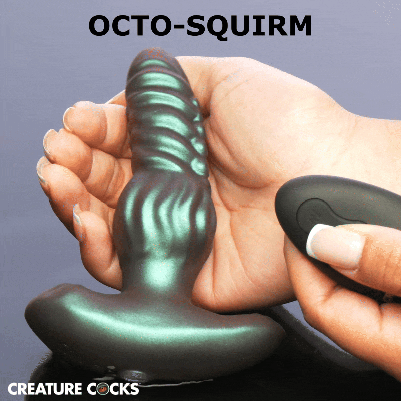 Creature Cocks Octo-Squirm Vibrating & Squirming Silicone Anal Plug - Image 9