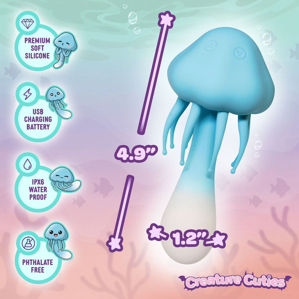 Creature Cuties Jellyfish Silicone Vibrator - Image 8