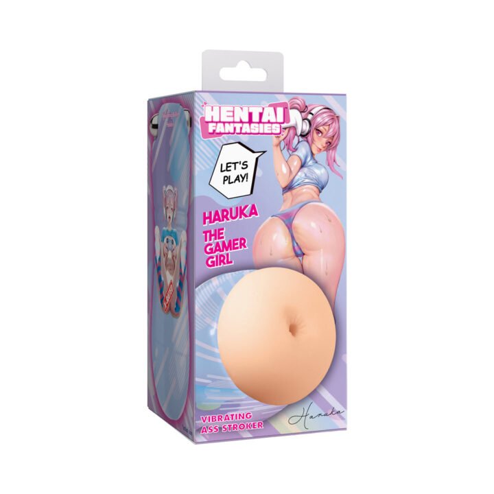 Hentai Fantasies Haruka the Gamer Girl Vibrating Ass Stroker