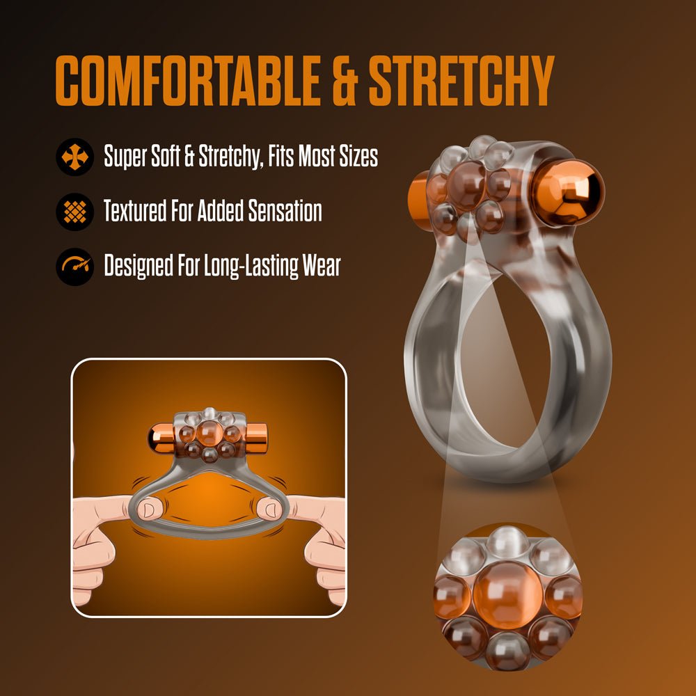 Stay Hard Vibrating Cock Ring Set with Sleeve 1 - Image 10