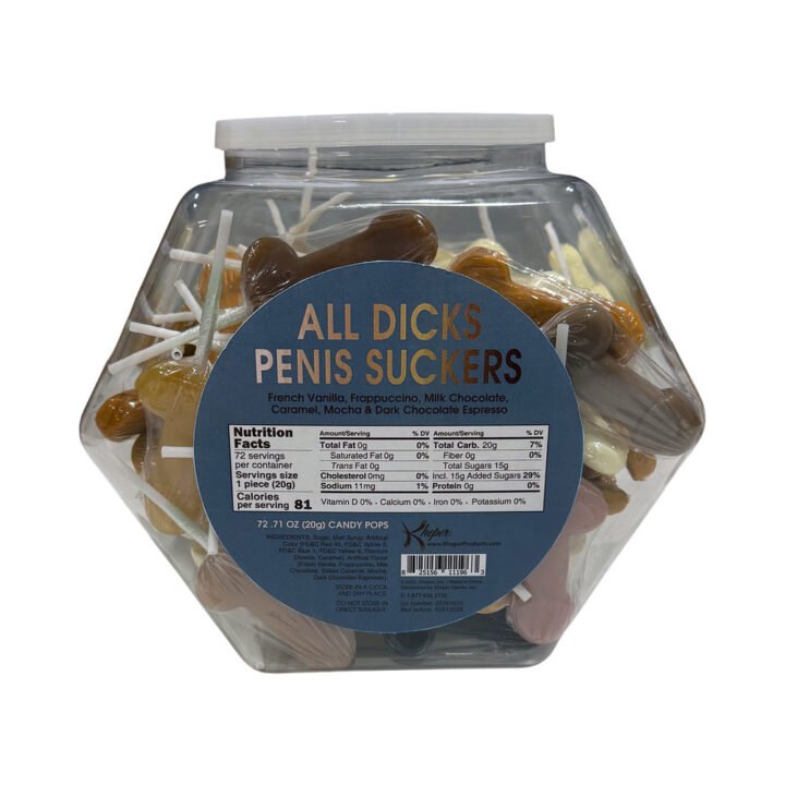 All Dicks Penis Suckers 72pc Bowl
