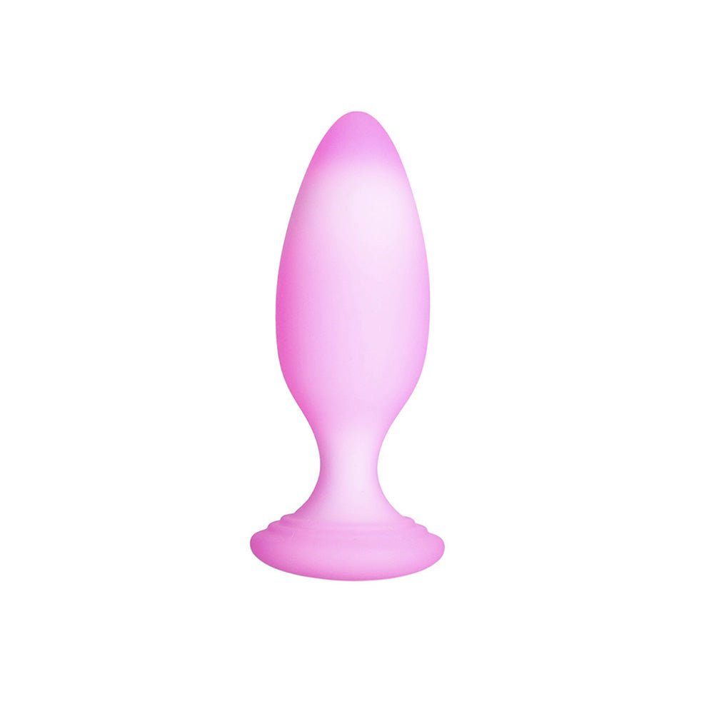 Softies Dual Layer Butt Plug 4 in. Pink - Image 2