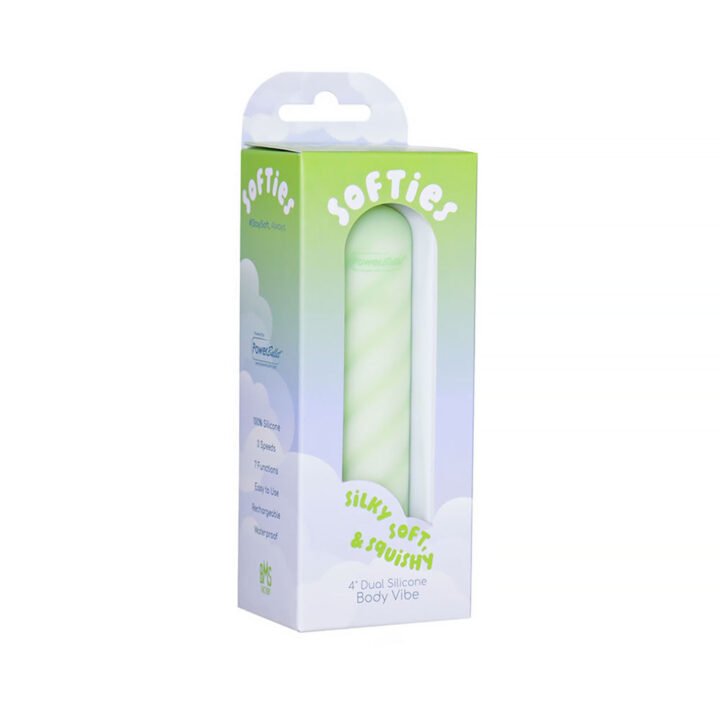 Softies Dual Layer Bullet 4 in. Green