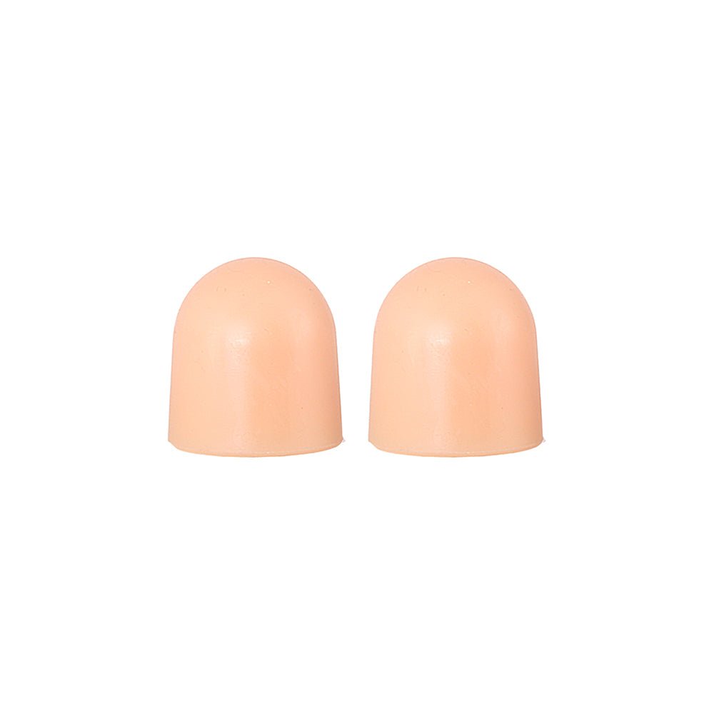 Addiction 7 in. Silicone Hollow Dong Strap-On Beige - Image 8