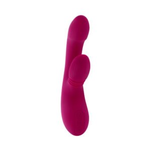 Alternative view of Evolved Gentle Persuasion Circular Clitoral Massager Burgundy