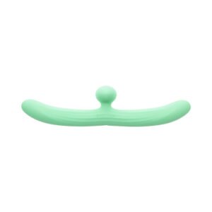 Alternative view of Evolved Meet Me Halfway Double Ended Vibrator Green