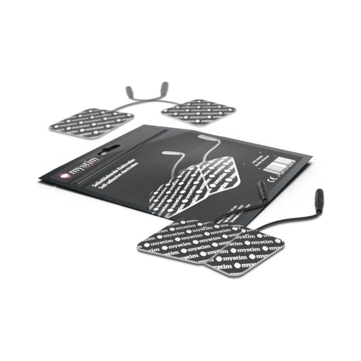 Mystim Replacement Square Electrode Pad 4-Pack