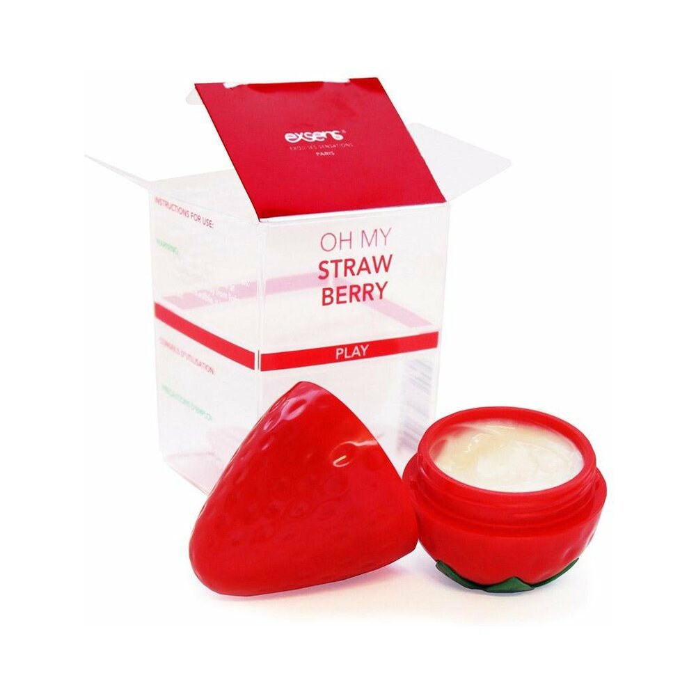 Exsens Nipple Arousal Cream Oh My Strawberry 0.3 oz. - Image 2
