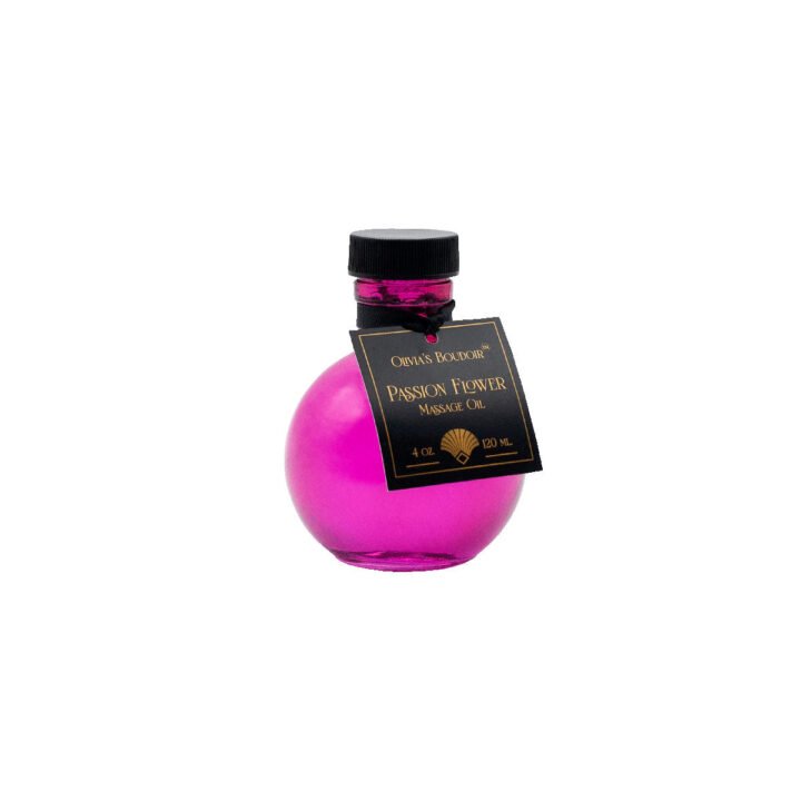 Olivia''s Boudoir Massage Oil Passion Flower 4 oz.