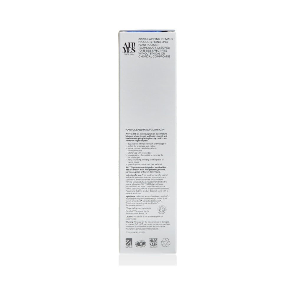 AH! YES OB Plant-Oil Based Personal Lubricant 4.7 oz. - Image 4