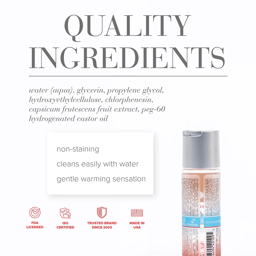 JO H2O Anal Warming Water-Based Lubricant 2 oz. - Image 4