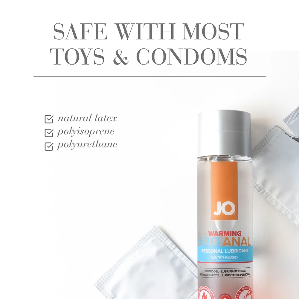 JO H2O Anal Warming Water-Based Lubricant 2 oz. - Image 5