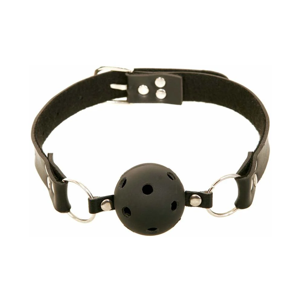 Fetish Fantasy Series Adjustable Breathable Ball Gag Black - Image 5