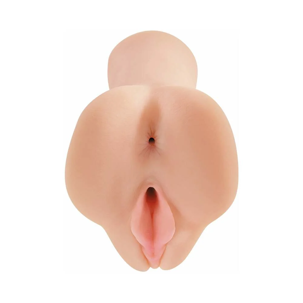 PDX Vibrating Freshman Fuckhole Remote-Controlled Vaginal Stroker Beige - Image 6