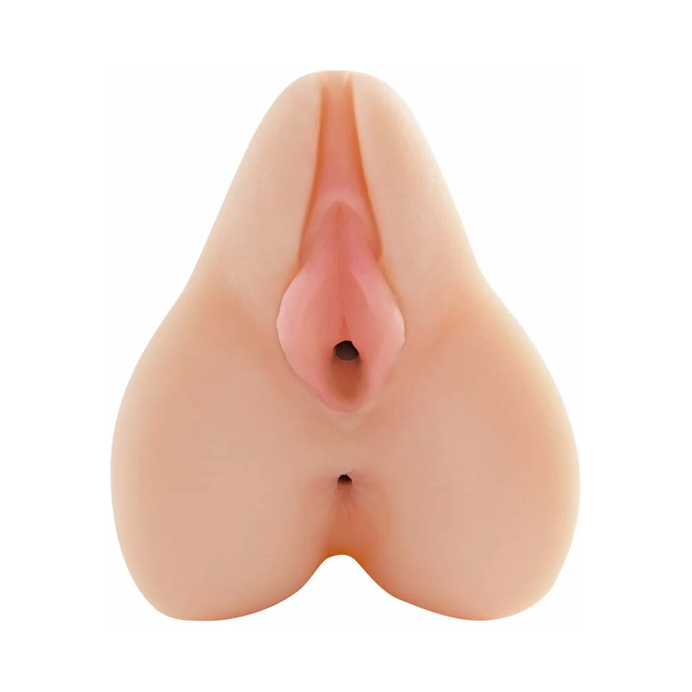 PDX Vibrating Freshman Fuckhole Remote-Controlled Vaginal Stroker Beige - Image 7