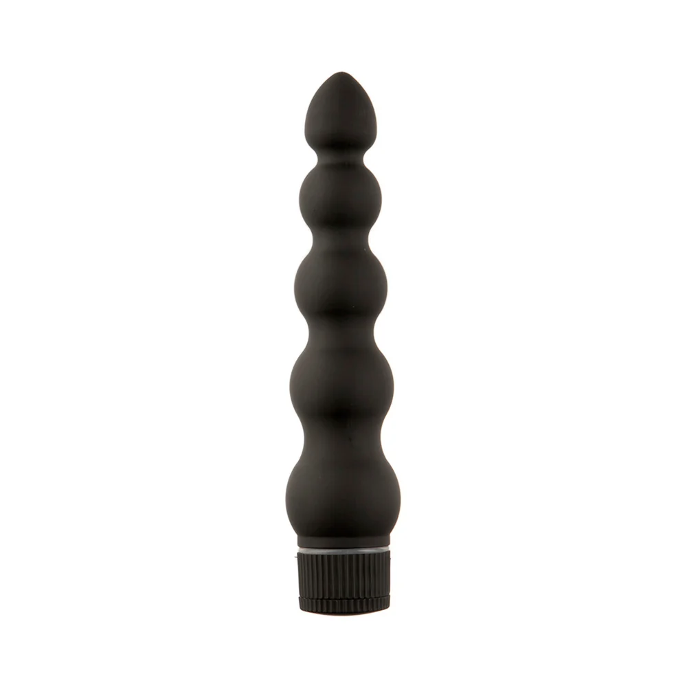 Black Magic 7in Ribbed Vibrator - Image 5