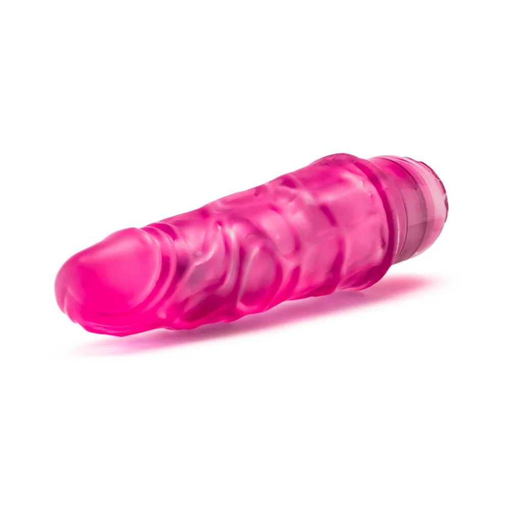 B Yours Vibe 3 Realistic 7.75 in. Vibrating Dildo Pink - Image 10