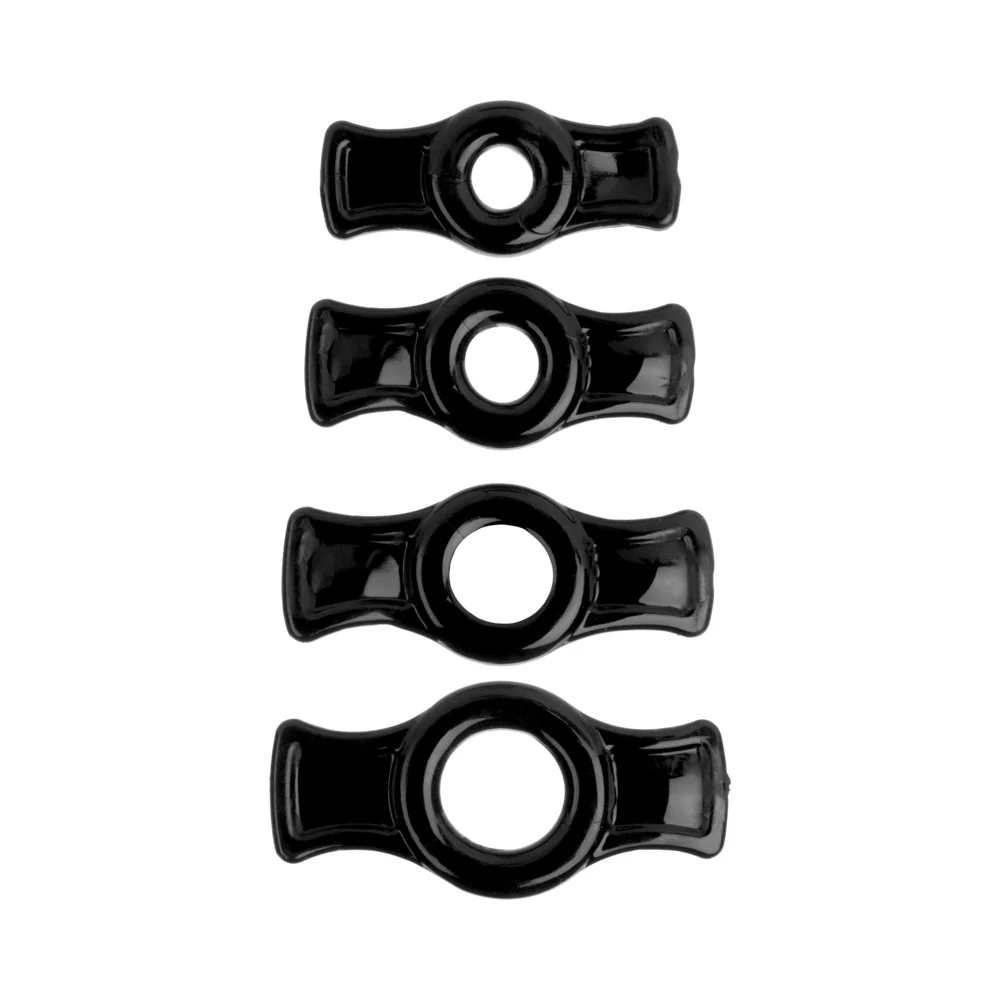 TitanMen - Cock Ring Set Black - Image 3
