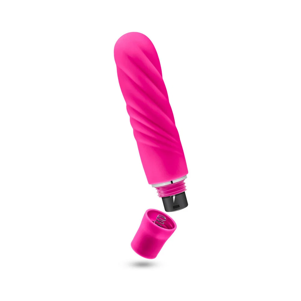 Luxe Nimbus Mini Silicone Vibrator Pink - Image 11
