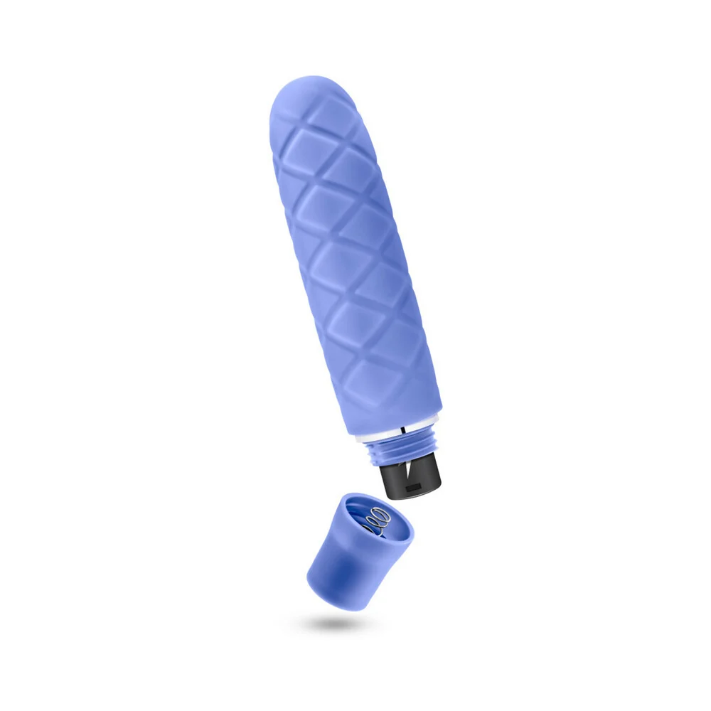 Luxe Cozi Mini Silicone Slimline Vibrator Periwinkle - Image 12