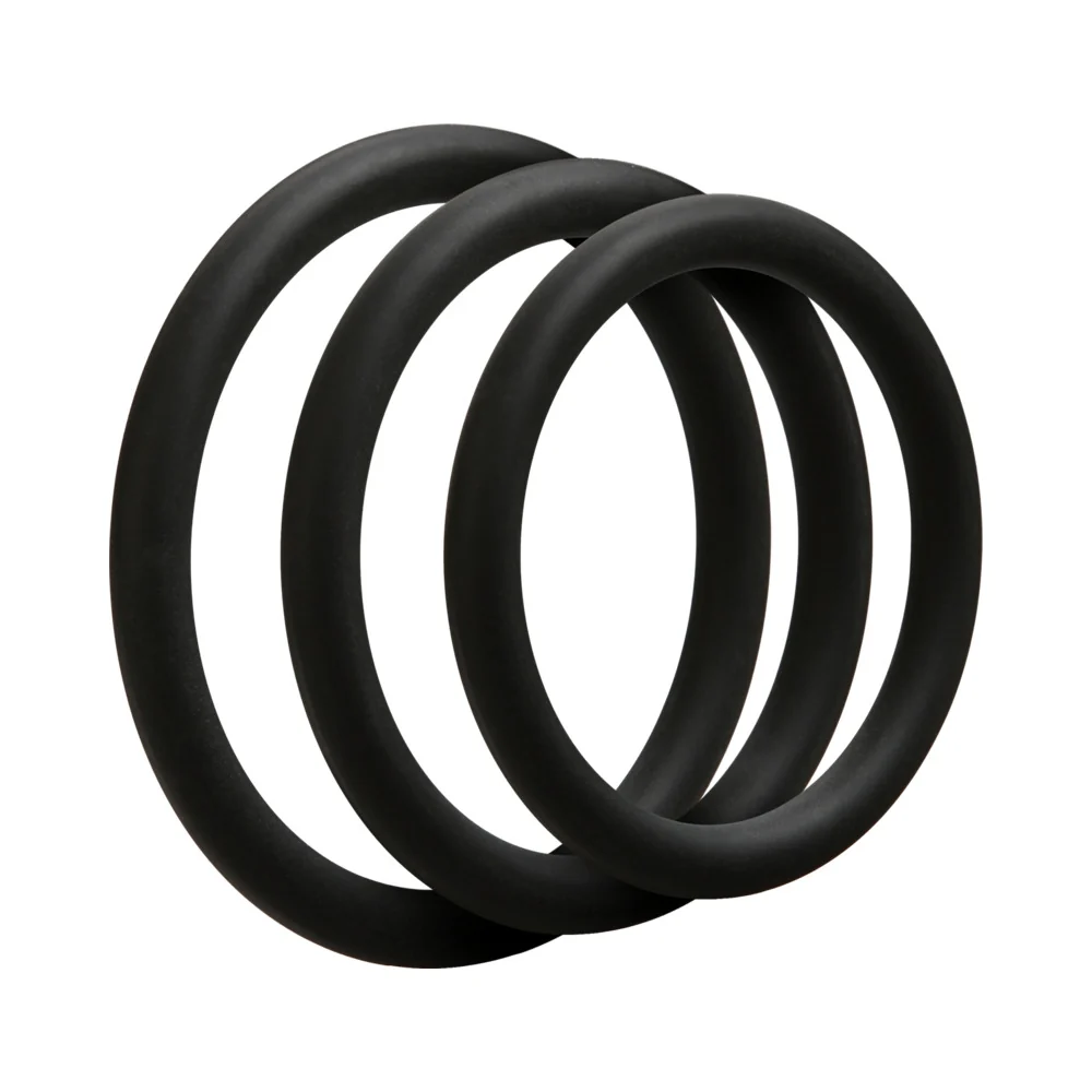 OptiMALE – 3 C-Ring Set – Thin Black - Image 4