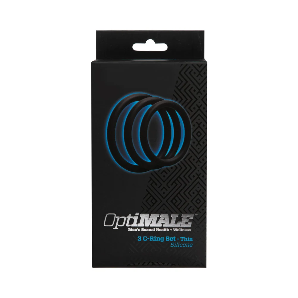 OptiMALE – 3 C-Ring Set – Thin Black - Image 5