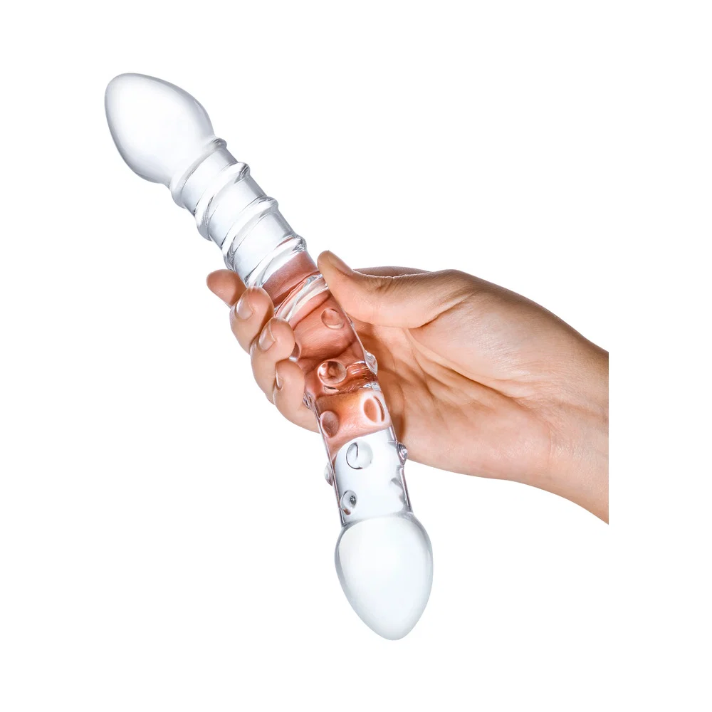 Glas 10 in. Double Trouble Glass Dildo - Image 11