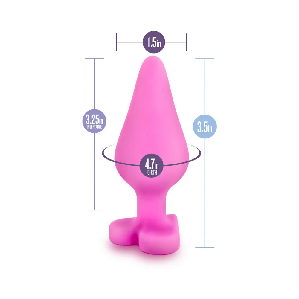 Play with Me Naughty Candy Hearts ''Be Mine'' Anal Plug Pink - Image 13