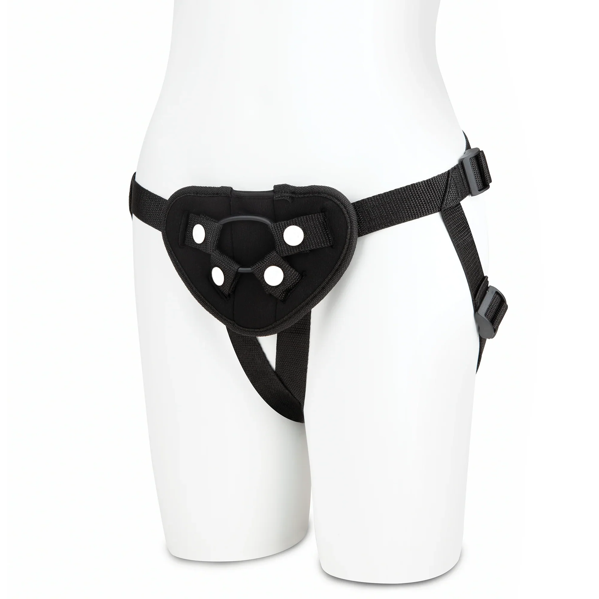 Lux Fetish Neoprene Strap-On Harness Black - Image 12