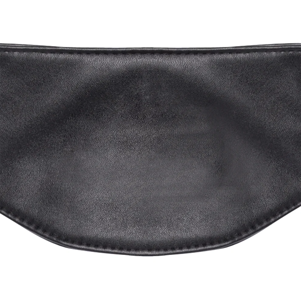 Lux Fetish Patent Leather Strap-On Harness Black - Image 12