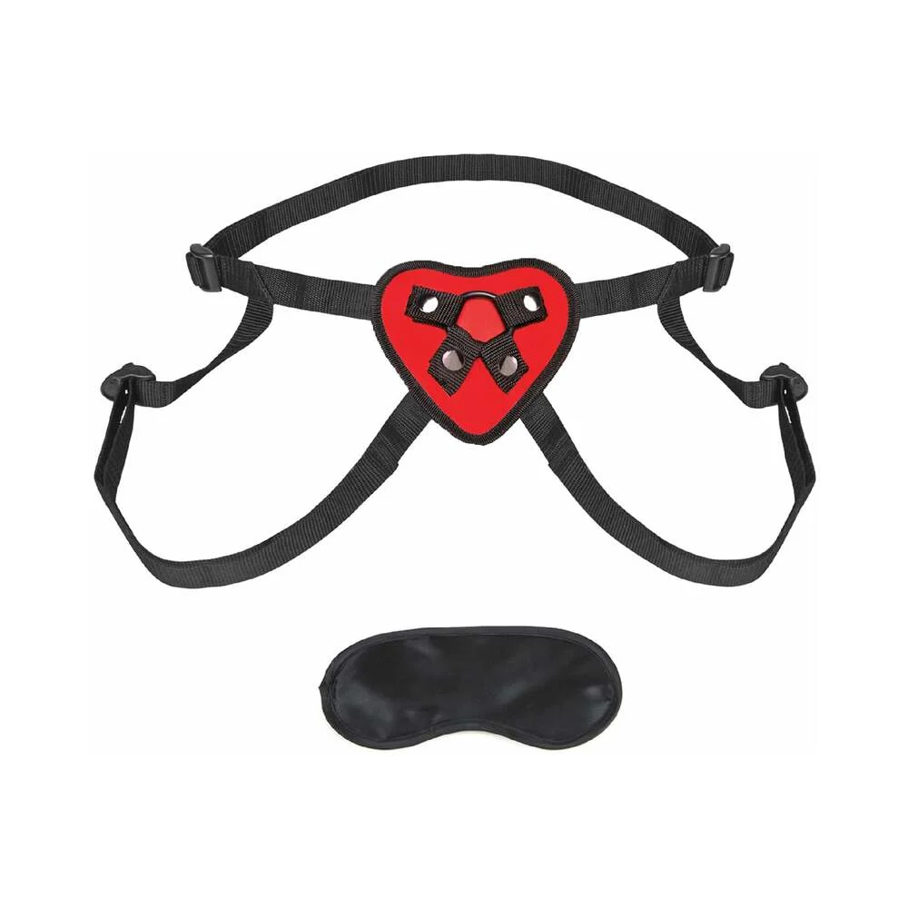 Lux Fetish Red Heart Strap-On Harness - Image 13