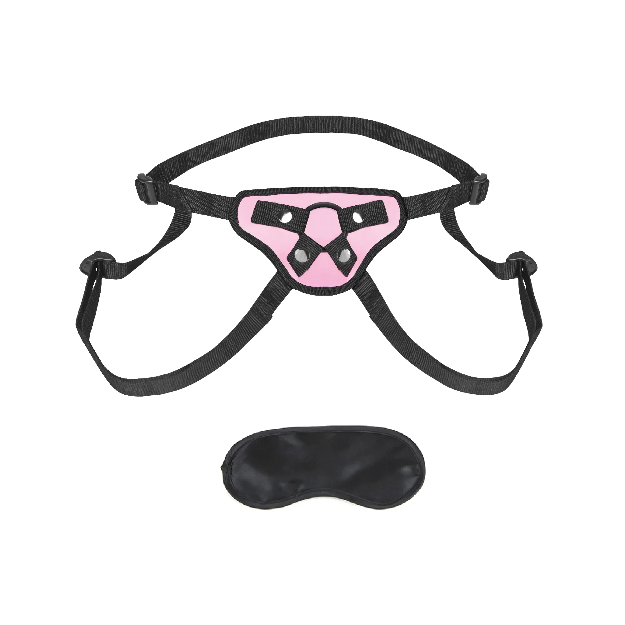 Lux Fetish Pretty in Pink Strap-On Harness - Image 10