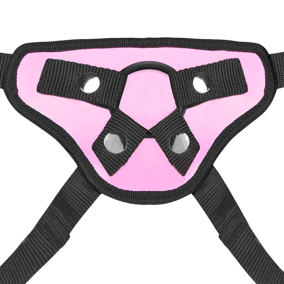 Lux Fetish Pretty in Pink Strap-On Harness - Image 12
