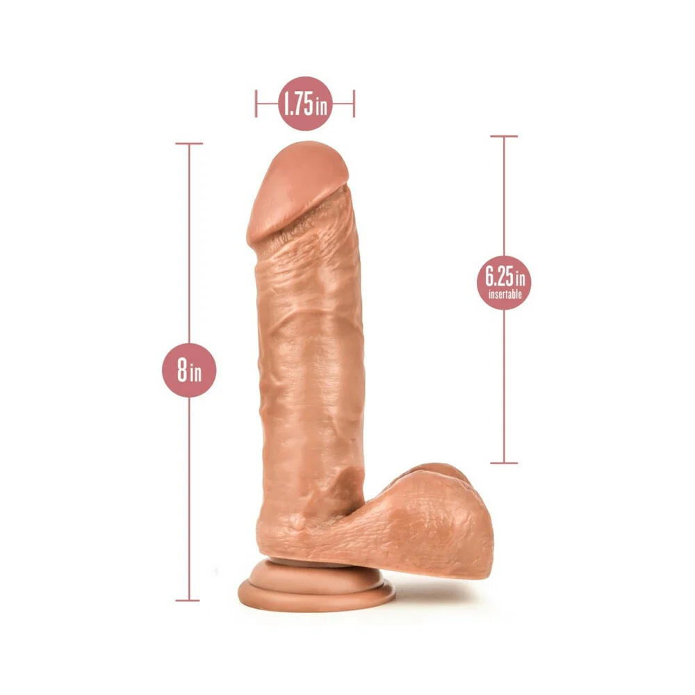 Loverboy The Matador Realistic 8 in. Dildo with Balls Tan - Image 13