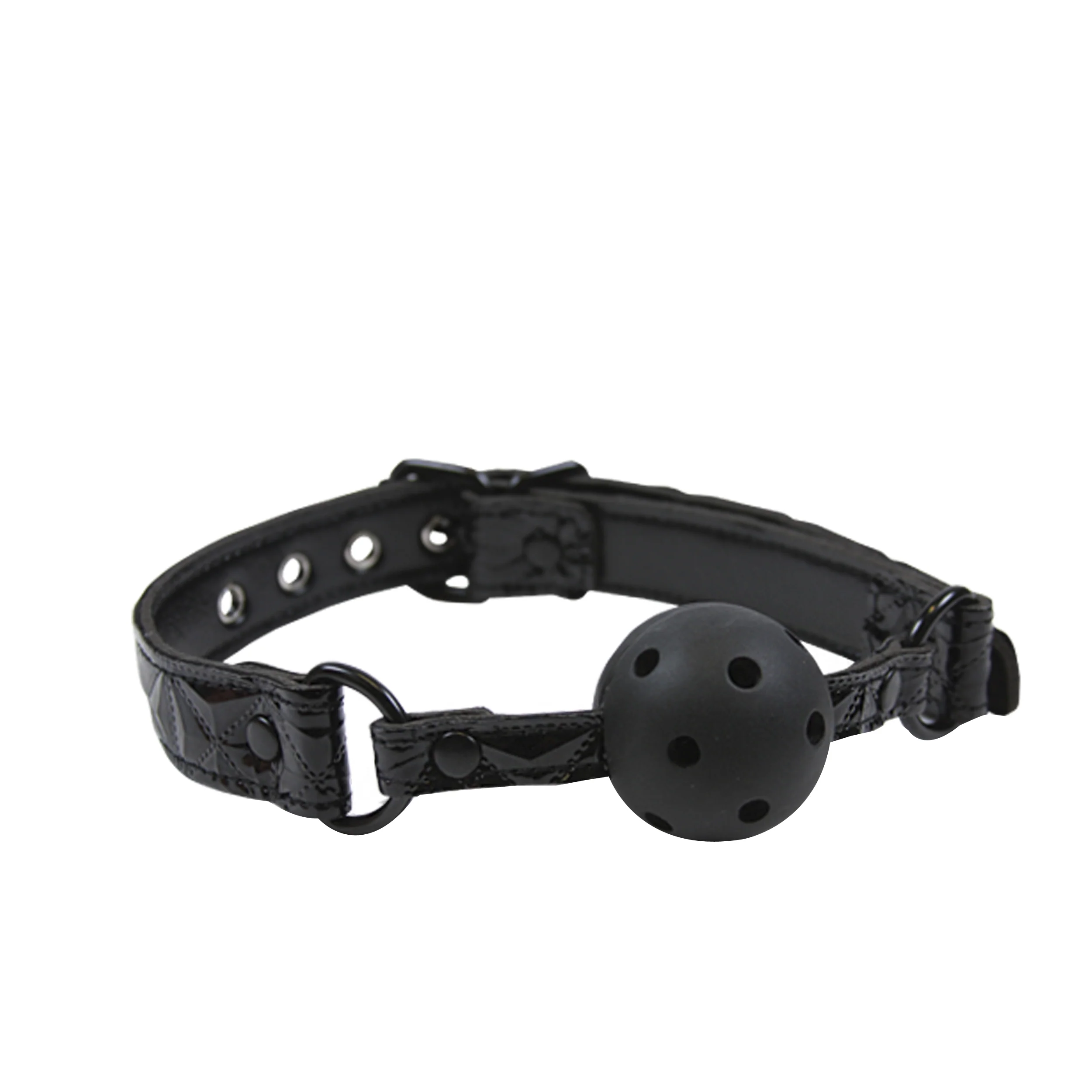 Sinful Vinyl Ball Gag Black - Image 3