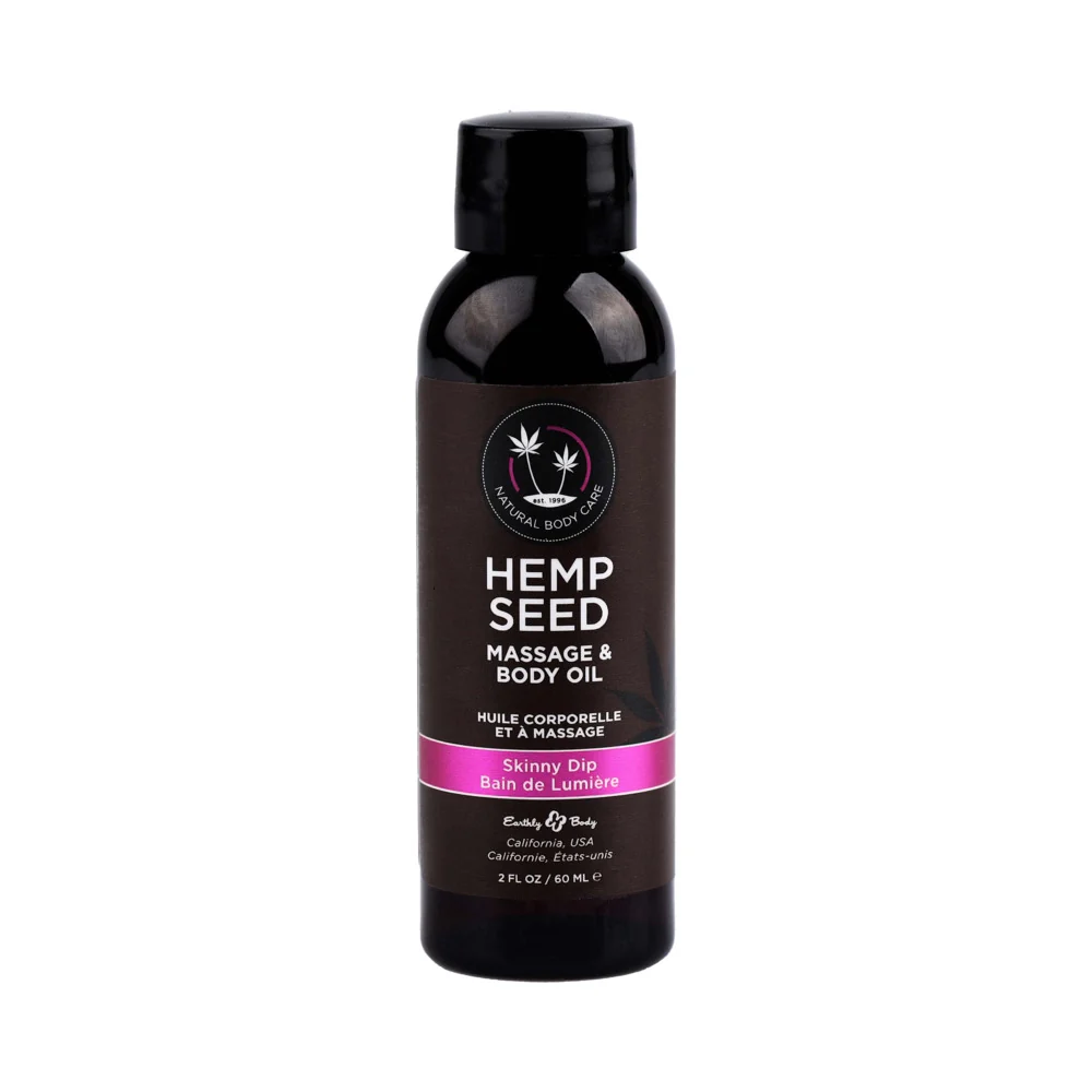 Earthly Body Hemp Seed Massage Oil 3-Piece Gift Set 2 oz. - Image 10