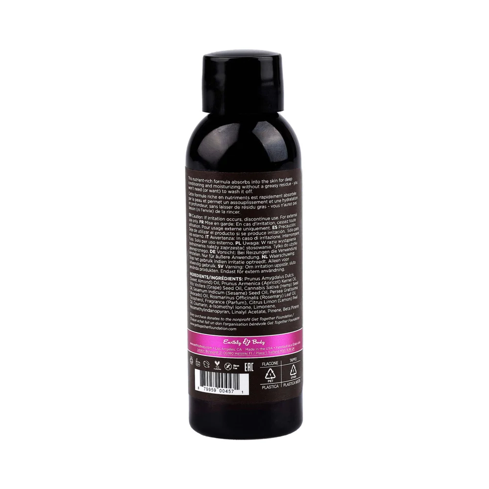 Earthly Body Hemp Seed Massage Oil 3-Piece Gift Set 2 oz. - Image 11