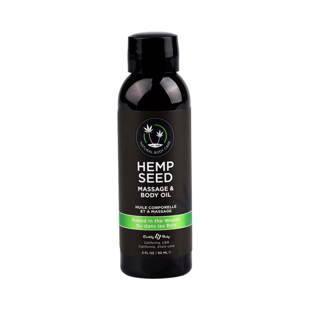 Earthly Body Hemp Seed Massage Oil 3-Piece Gift Set 2 oz. - Image 12