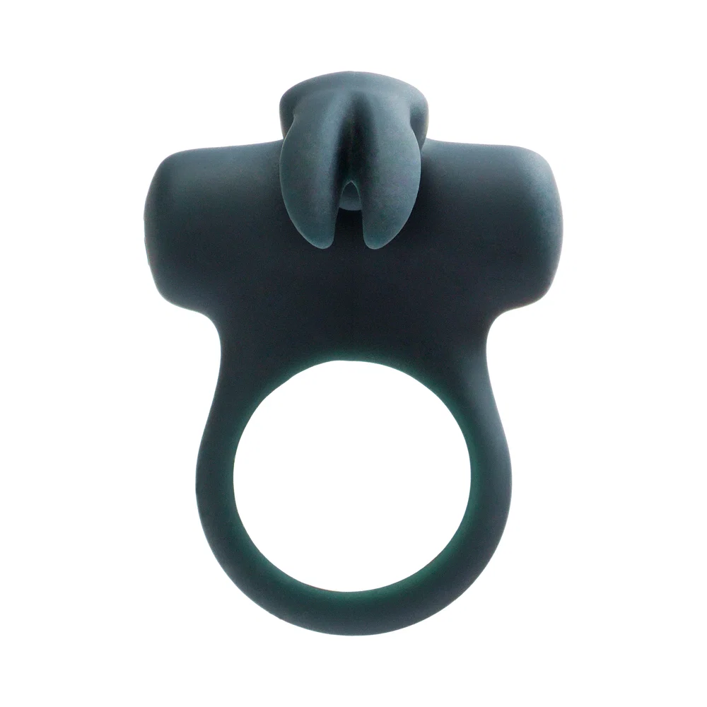 VeDO Frisky Bunny Rechargeable Vibrating Ring - Black Pearl - Image 10