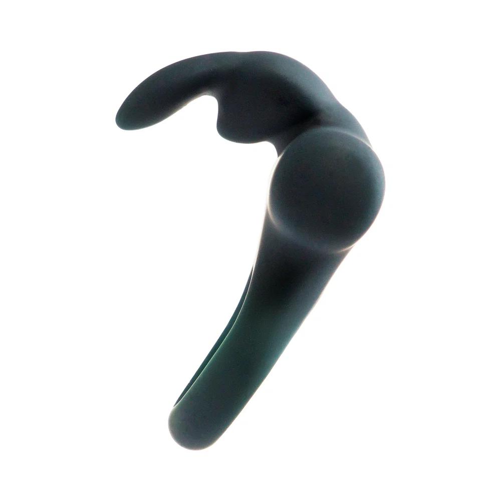 VeDO Frisky Bunny Rechargeable Vibrating Ring - Black Pearl - Image 11