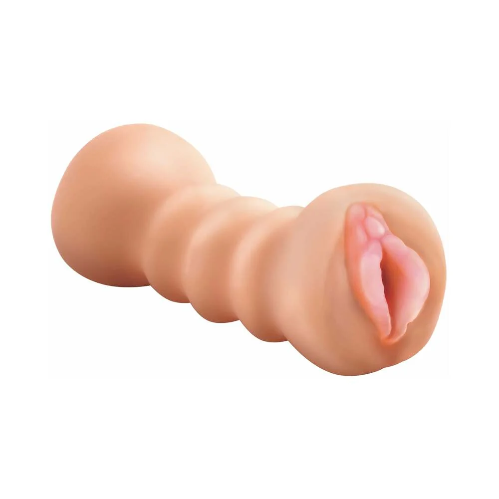 PDX Flip Me Over Dual-Ended Stroker Beige - Image 5