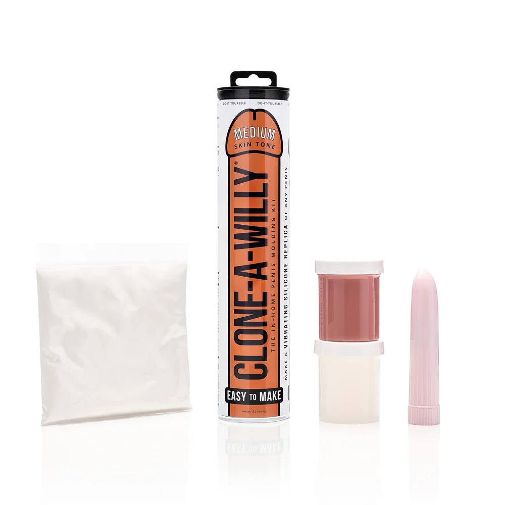 Clone-A-Willy DIY Vibrating Dildo Kit Medium Skin Tone - Image 4